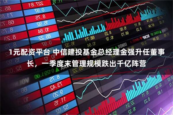 1元配资平台 中信建投基金总经理金强升任董事长，一季度末管理规模跌出千亿阵营